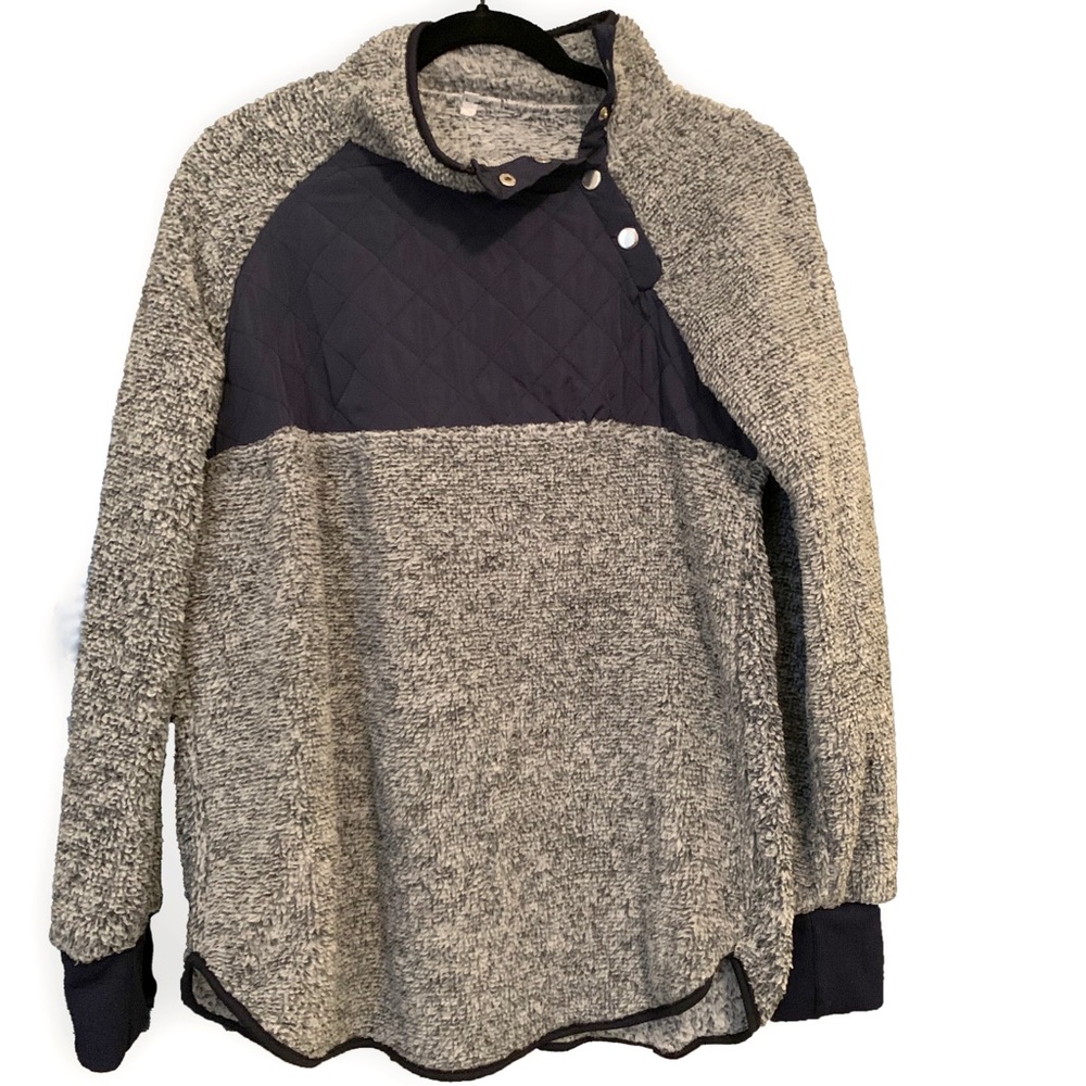 Fuzzy pull over top